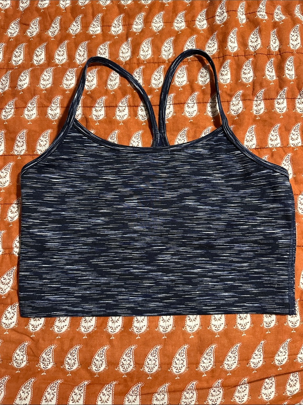 Offline by Aerie navy blue longline the hugger sports bra